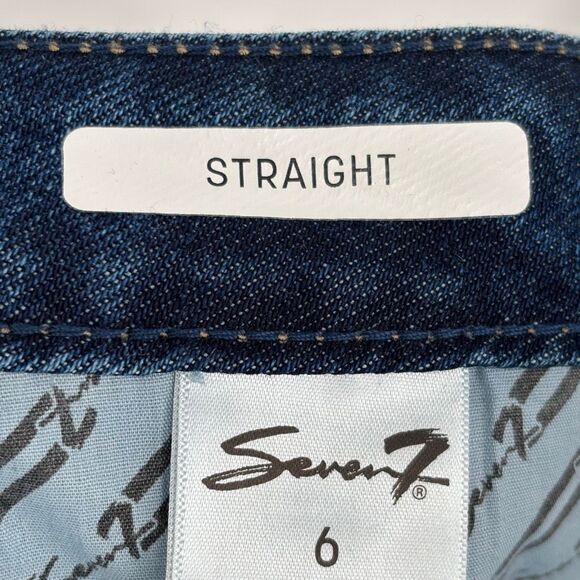 Seven7 EST.1964 90's Straight Leg High Rise Jeans Women's Size 6 NWT‎ - Picture 3 of 10